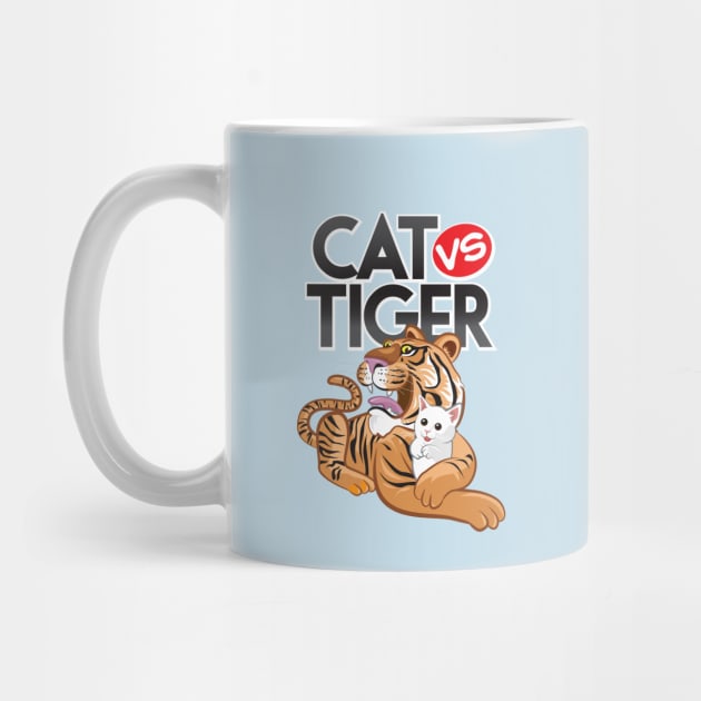 Cat vs Tiger - Funny by andantino